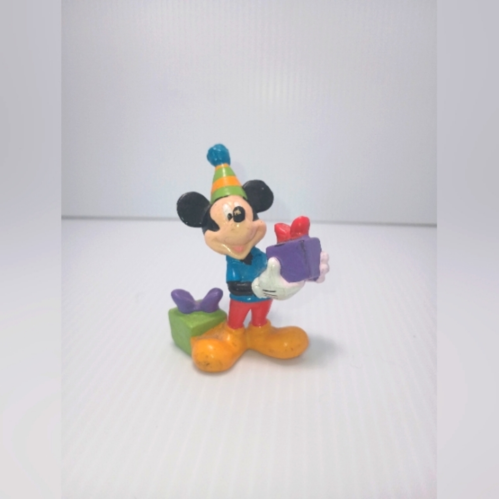 Mickey Mouse Happy Birthday Cake Topper. Good Condition